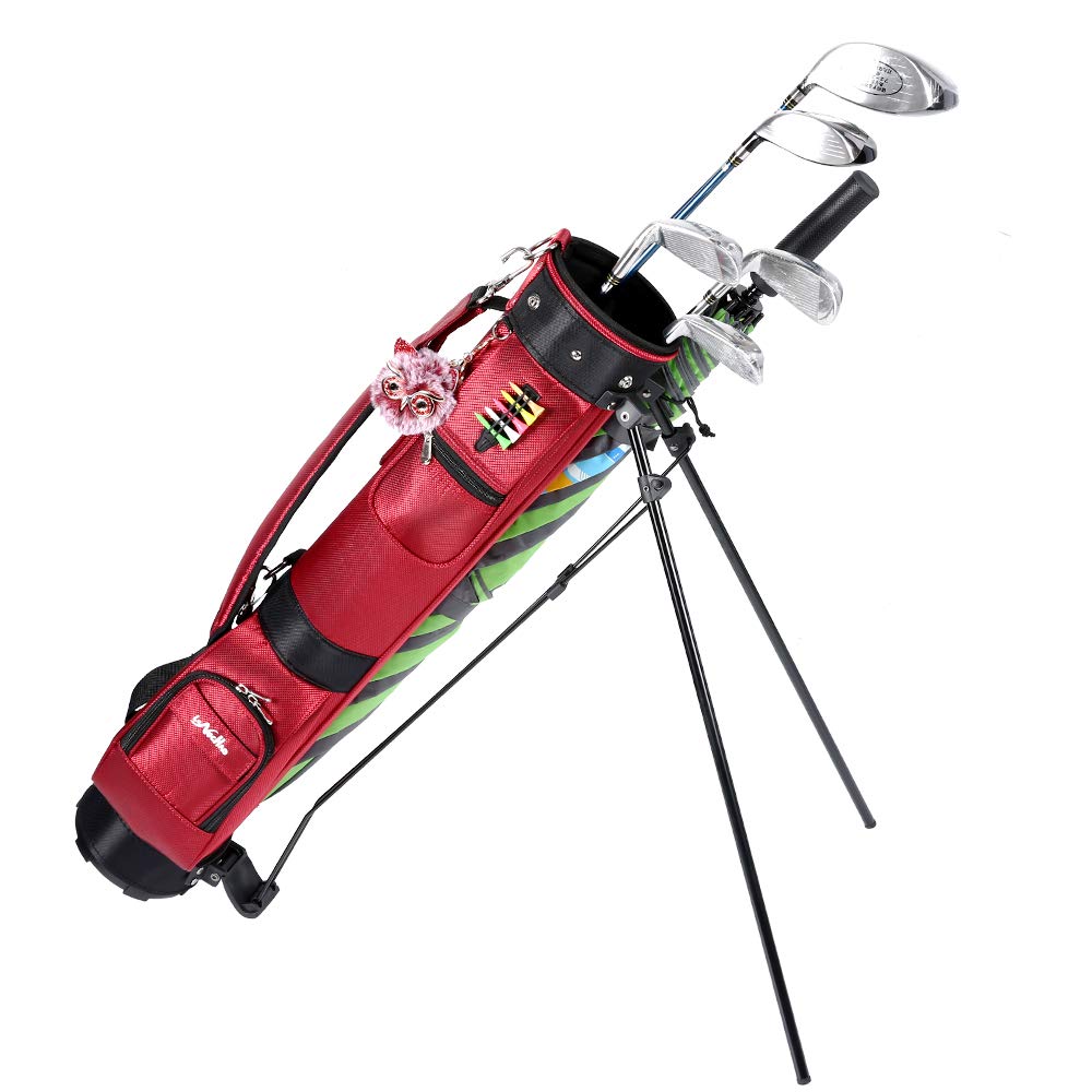 Sunday Golf Stand Bag with Travel Shoulder Strap - Lightweight Carry Golf Bag for Men & Women - Perfect for Weekend Golfing, Driving Range Practice & Travel