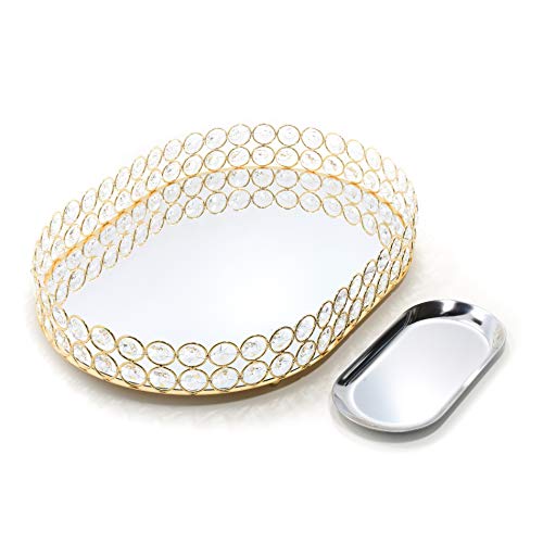 Gold Crystal Tray