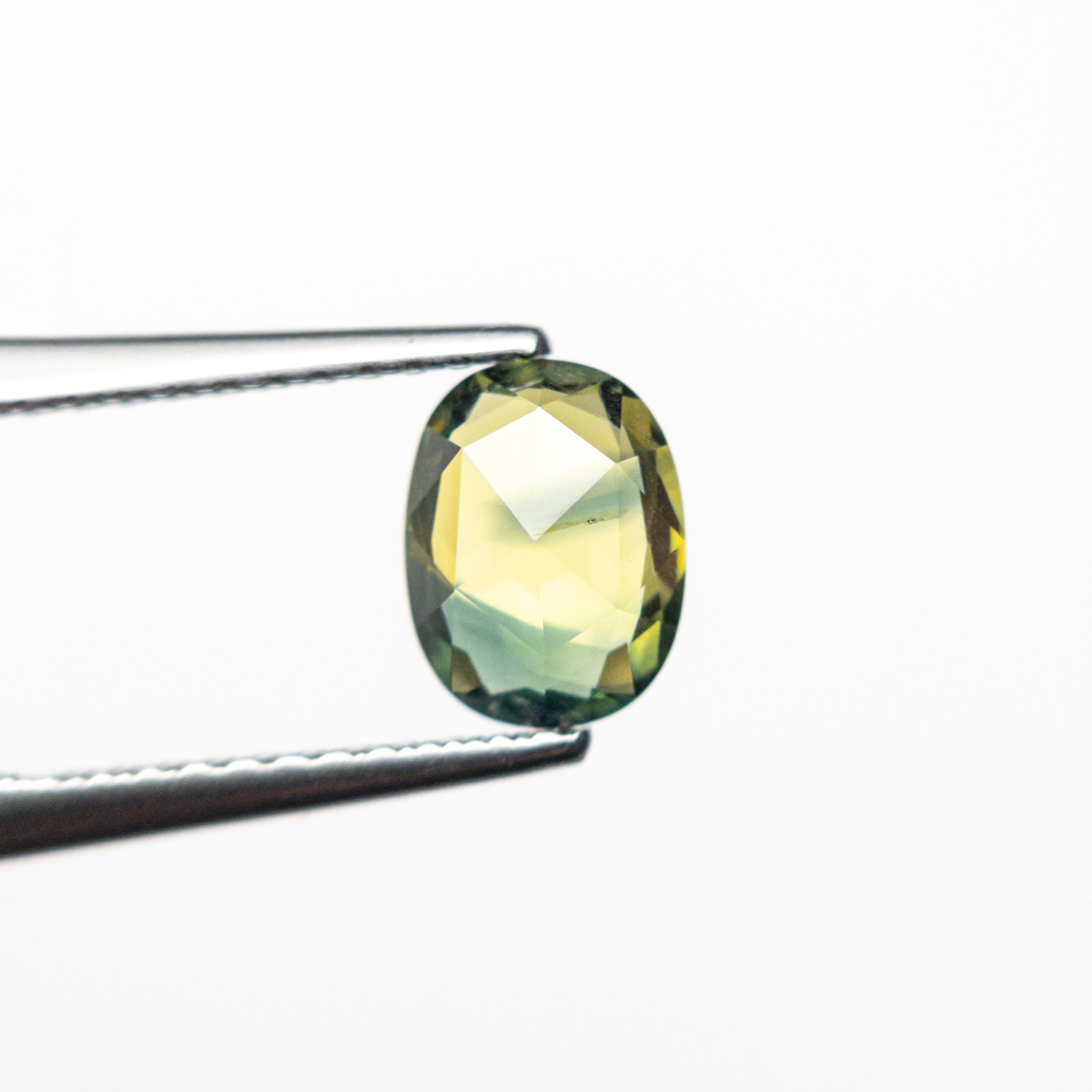 0.95ct Oval Rose Cut Sapphire Gemstone (6.87x5.27x2.74mm) - Natural Blue Sapphire for Jewelry Making, Engagement Rings & Fine Collections