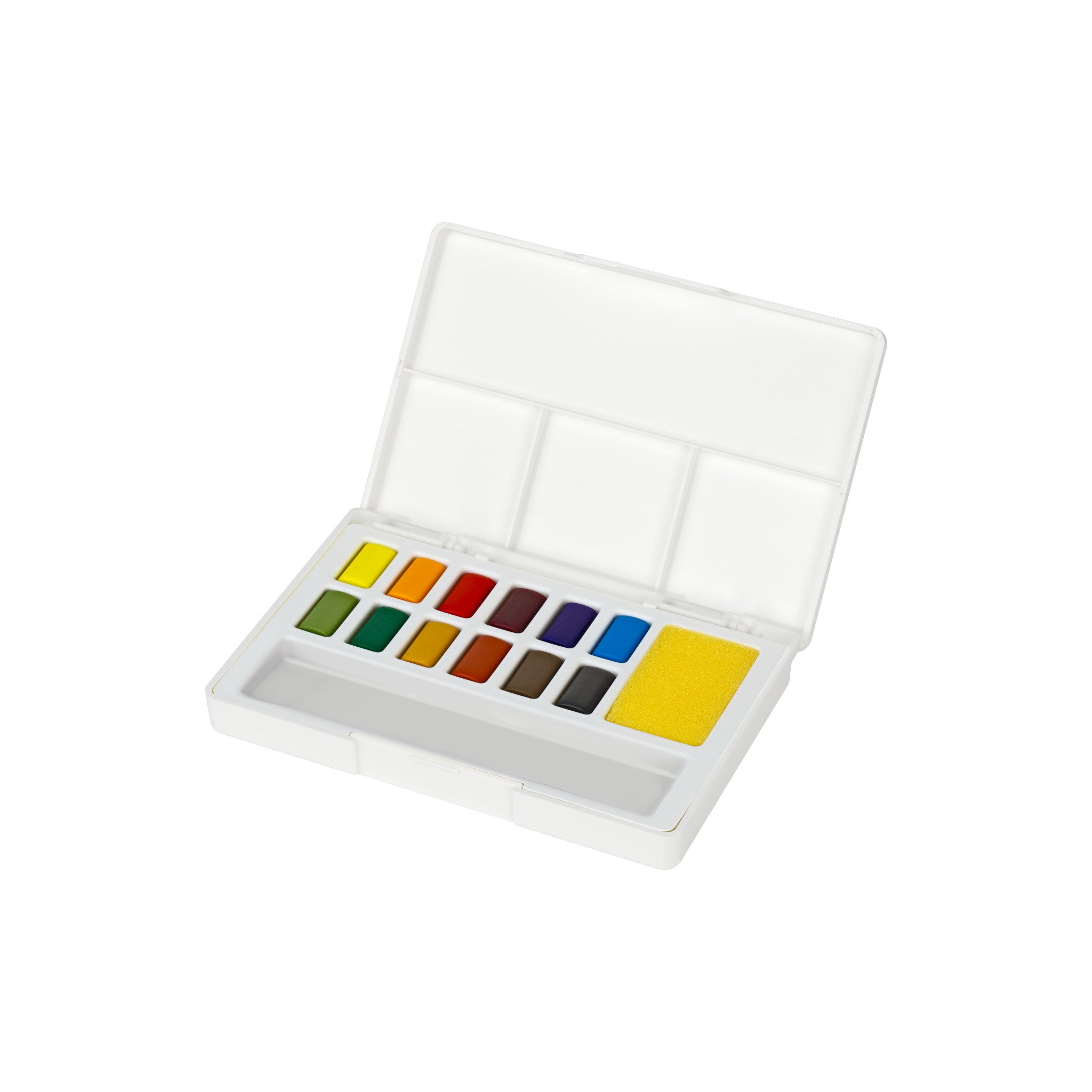 12ct Watercolor Paint Pans Set - Non-Toxic, Vibrant Colors for Artists & Students - Perfect for Sketching, Painting & DIY Art Projects