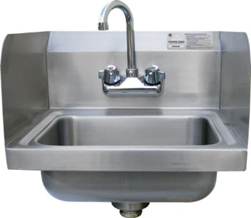 Advance Tabco 7 PS EC SP Wall Mount Hand Sink with Side Splash - 17