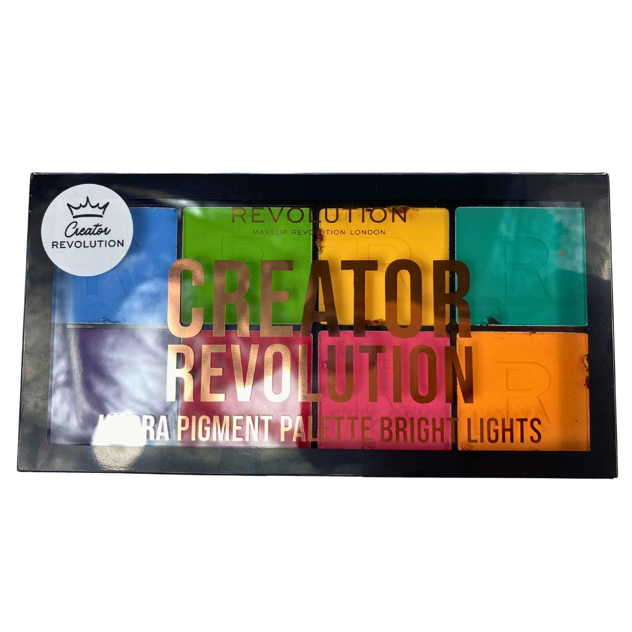 Revolution Hydra Pigment Palette Bright Lights - 30 Colors Highly Pigmented Eyeshadow Palette for Makeup Artists, Vegan & Cruelty-Free - Perfect for Party, Wedding, and Night Out Makeup Looks
