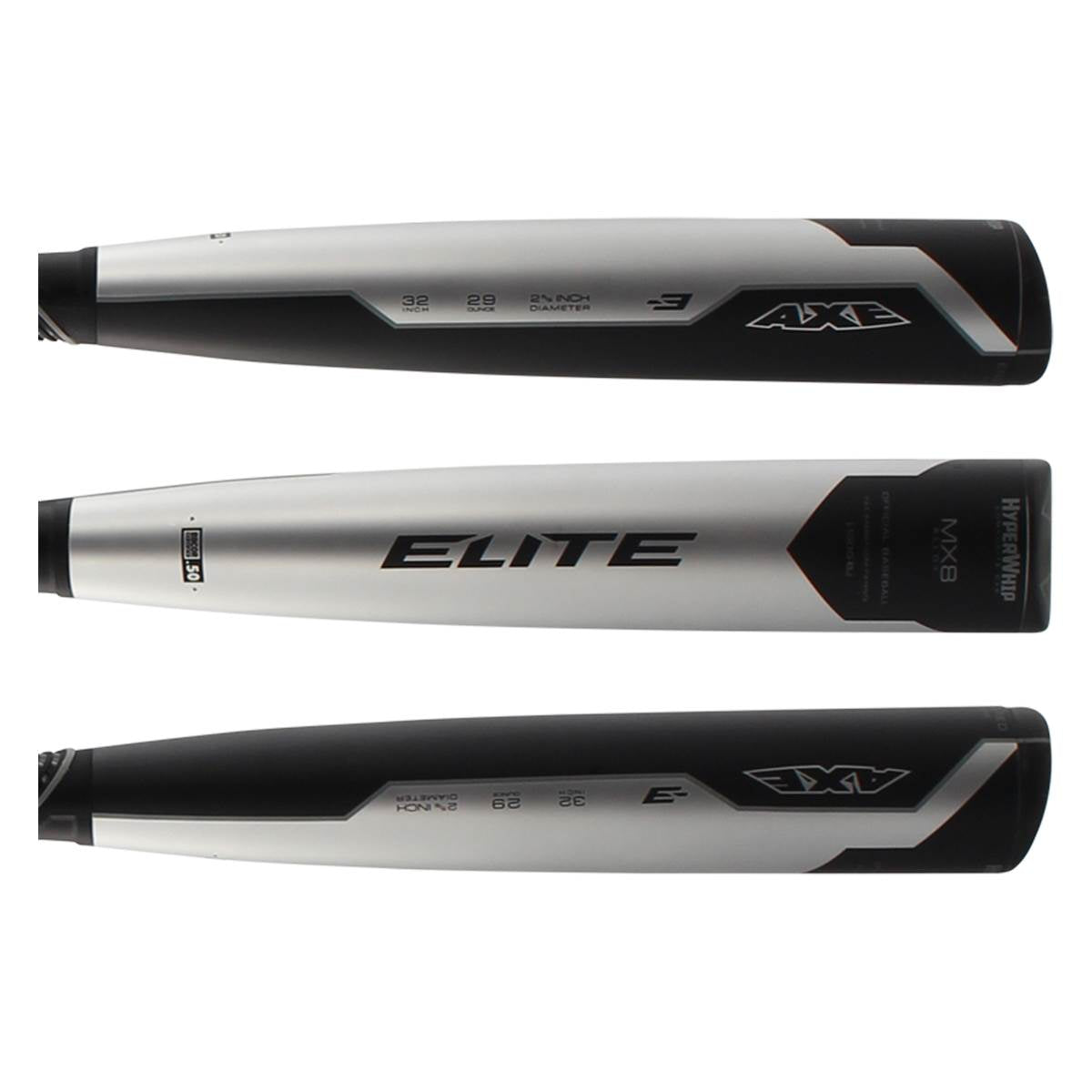 New Baden Axe Elite Hybrid L130G BBCOR Baseball Bat -2 5/8