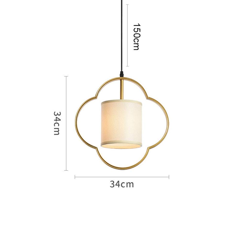 Creative Oriental Pendant Light - Adjustable Fabric Chandelier for Bedroom & Entryway