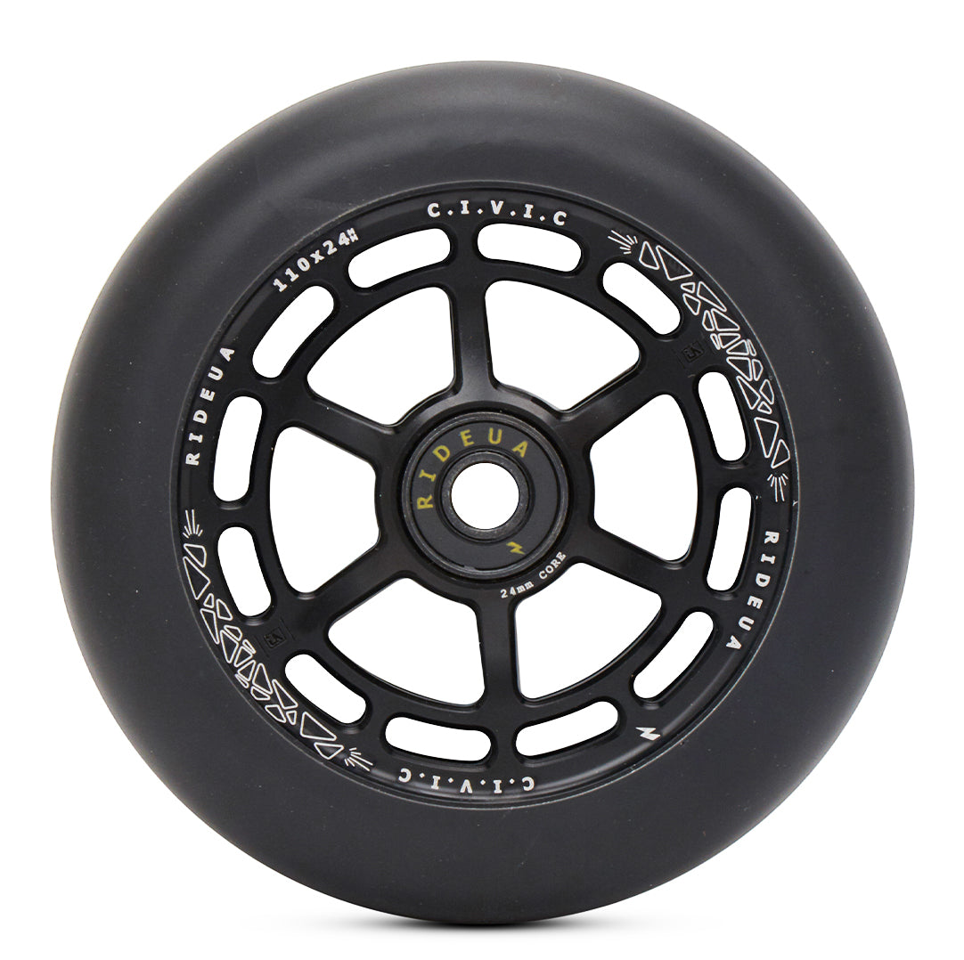 UrbanArtt Civic Wheels 110mm - High Performance Skateboard Wheels for Smooth Riding | Perfect for Street Skating and Commuting