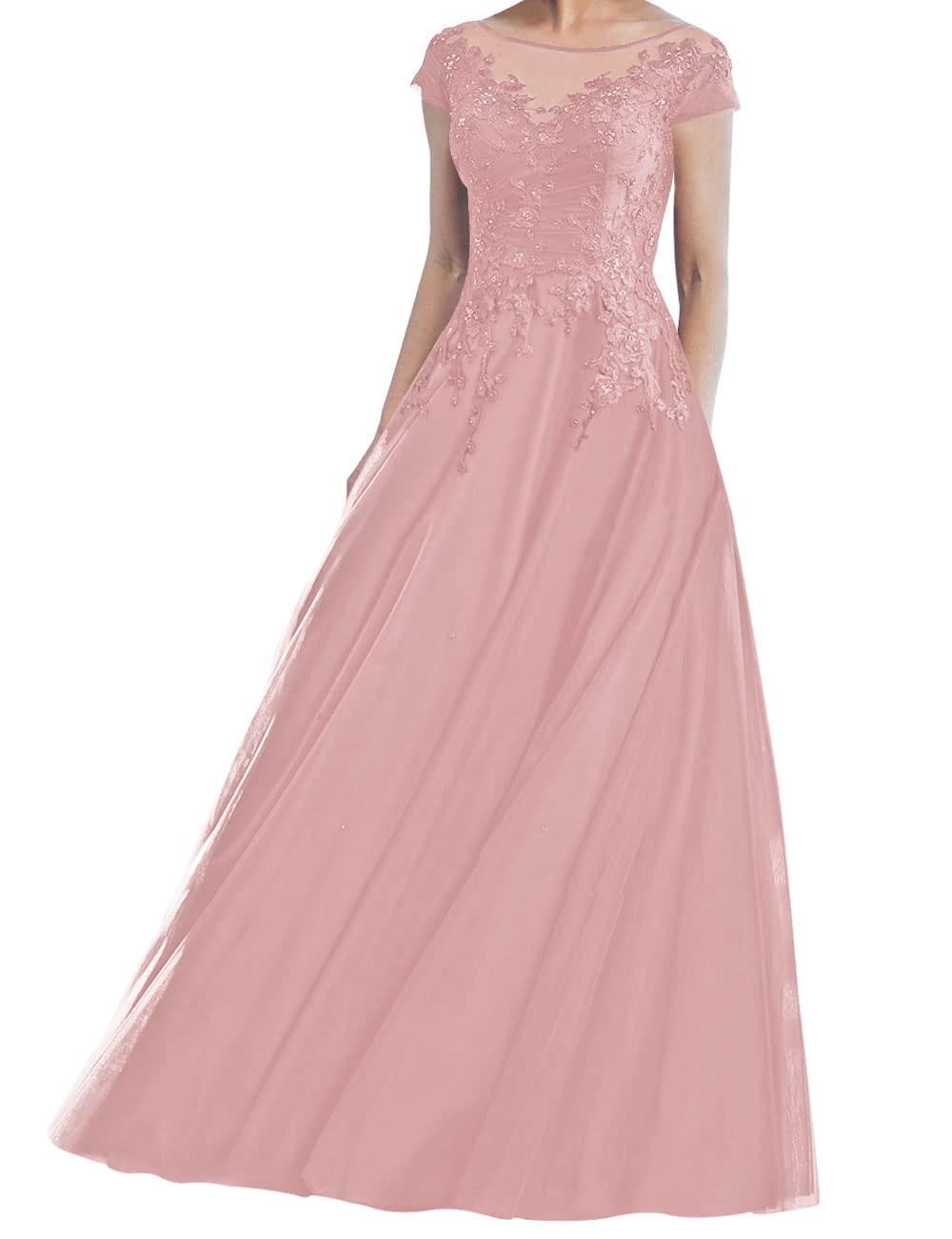 Elegant Mother of The Bride Dresses | Long Tulle Wedding Guest Gowns for Women | Formal Lace Evening Dresses for Weddings, Parties & Special Occasions