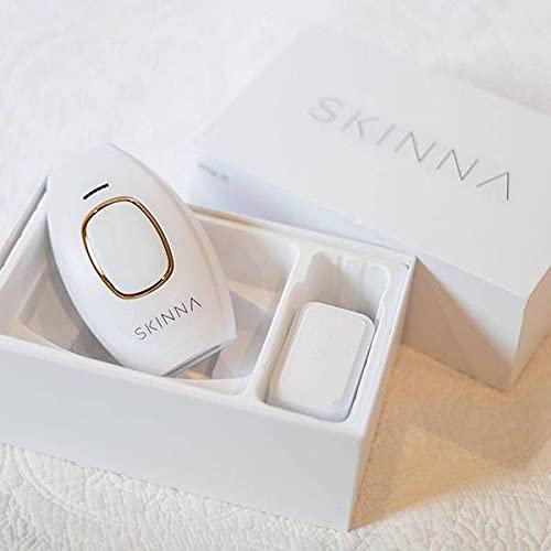 Skinna IPL Laser Hair Removal System for Women & Men - Permanent Painless At-Home Hair Remover for Face, Arms, Legs, Bikini Line & Full Body | Safe & Effective DIY Laser Hair Removal Device | Perfect for Smooth Skin Before Beach Vacations, Date Nights & Summer Outfits