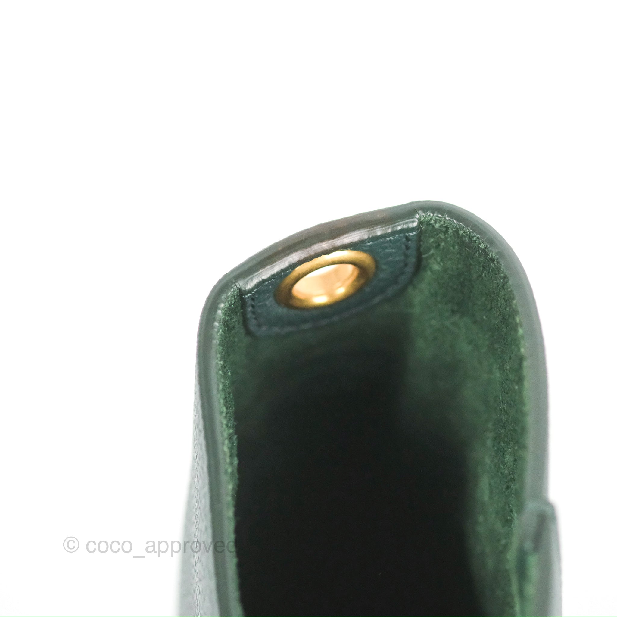 Celine Sangle Bucket Bag in Dark Green Grained Calfskin Leather - Perfect for Work, Travel & Everyday Luxury Handbag