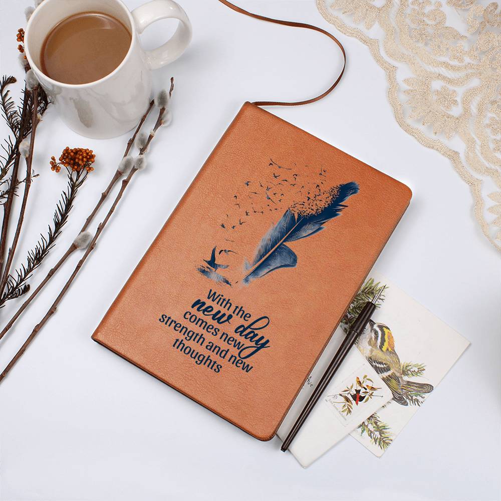 Premium Leather Writing Journal - Elegant & Durable Notebook for Daily Reflections, Gift Ideas & Creative Writing - Perfect for Journaling, Note Taking & Thought Organization