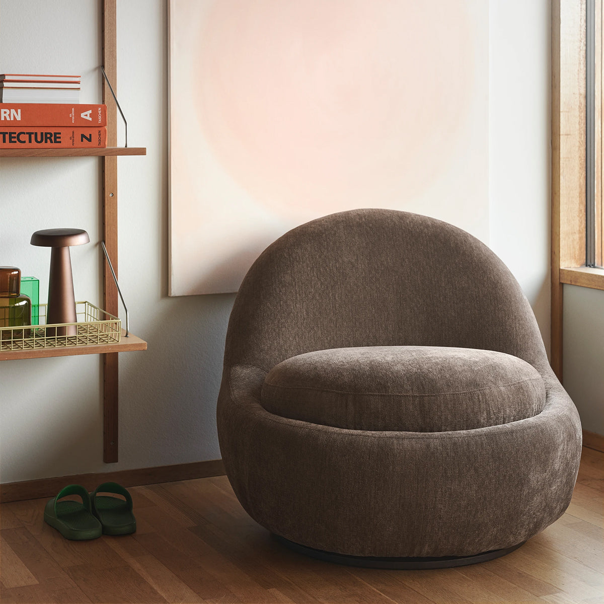 Babette Fabric Swivel Armchair - Modern Living Room Accent Chair with 360° Rotation | Perfect for Home Office, Lounge & Reading Nook