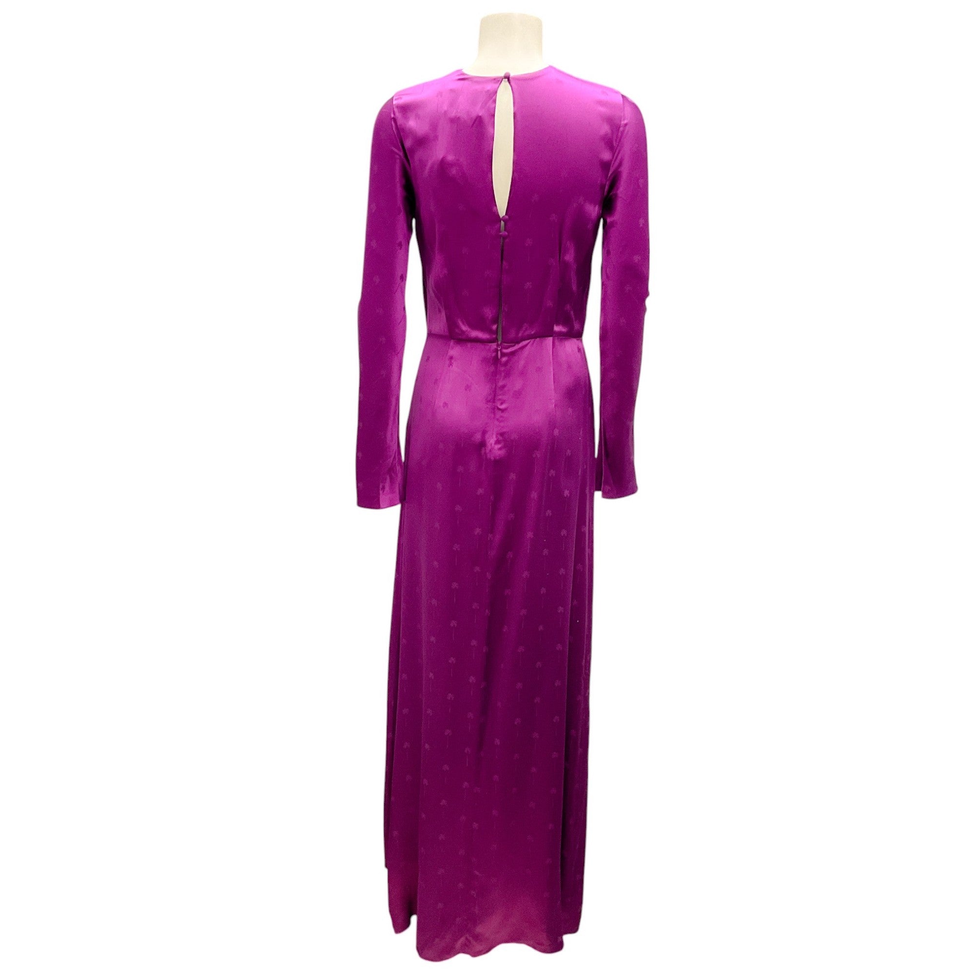 Johanna Ortiz Intense Magenta Leona Valiente Maxi Dress - Elegant Long Flowy Dress for Women, Perfect for Weddings, Parties & Special Occasions