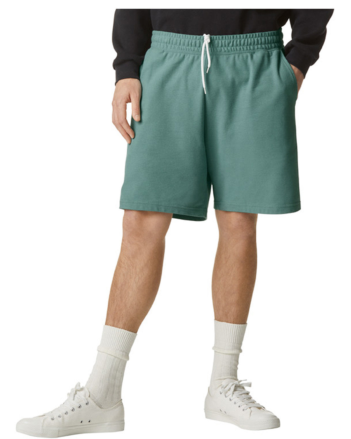American Apparel 2PQ Unisex Pique Gym Shorts - Comfortable Workout & Athletic Shorts for Men & Women - Perfect for Running, Yoga, and Gym Training