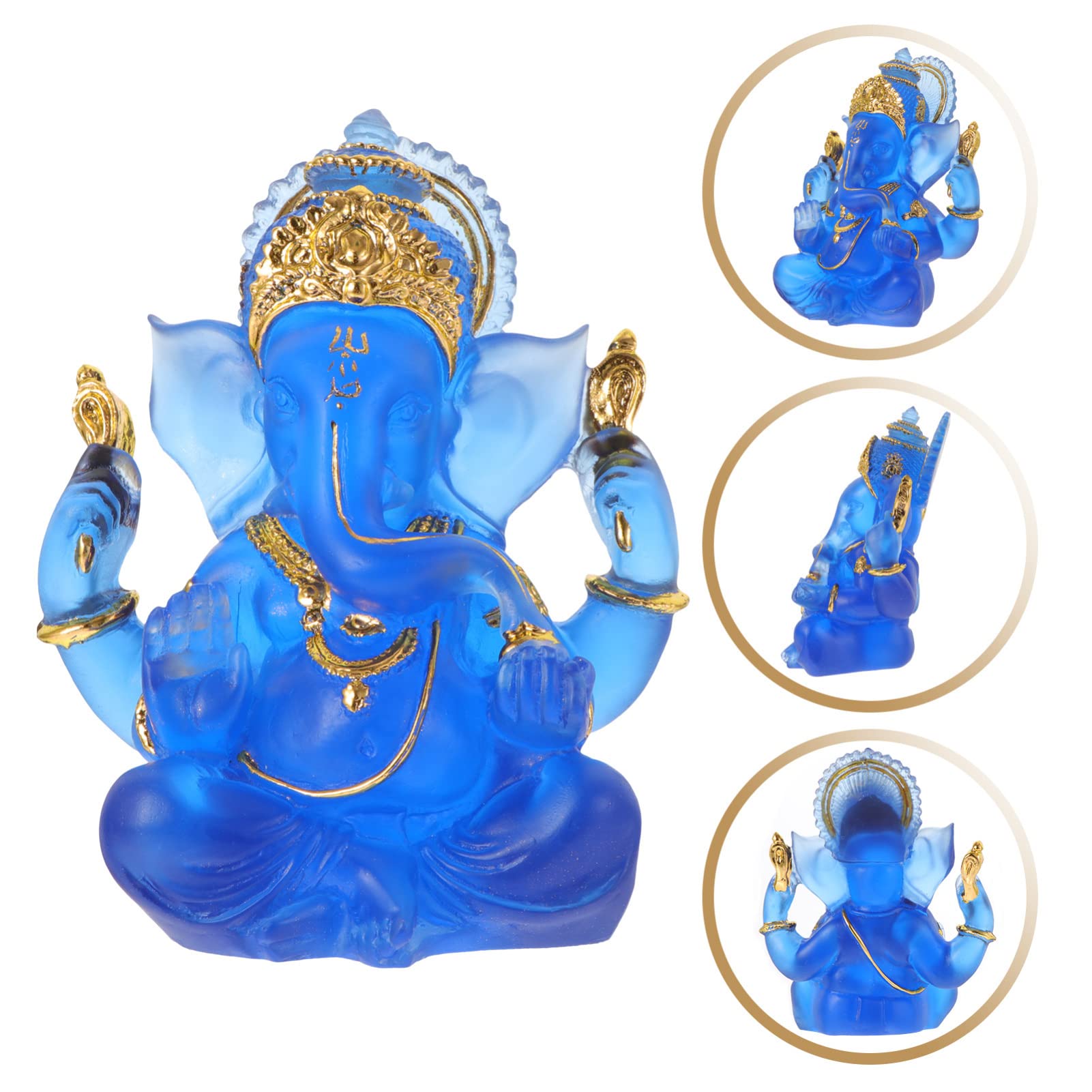 FOMIYES Elephant Statue - Handcrafted Home & Office Decor for Zen Atmosphere - Perfect for Living Room, Bedroom, or Meditation Space Decoration