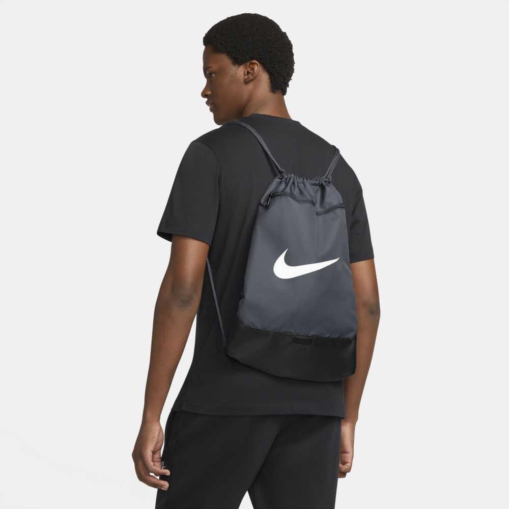 Nike Brasilia 9.5 Gym Sack - Durable Sports Duffel Bag for Men & Women - Perfect for Gym, Travel, Workout & Sports Equipment Storage