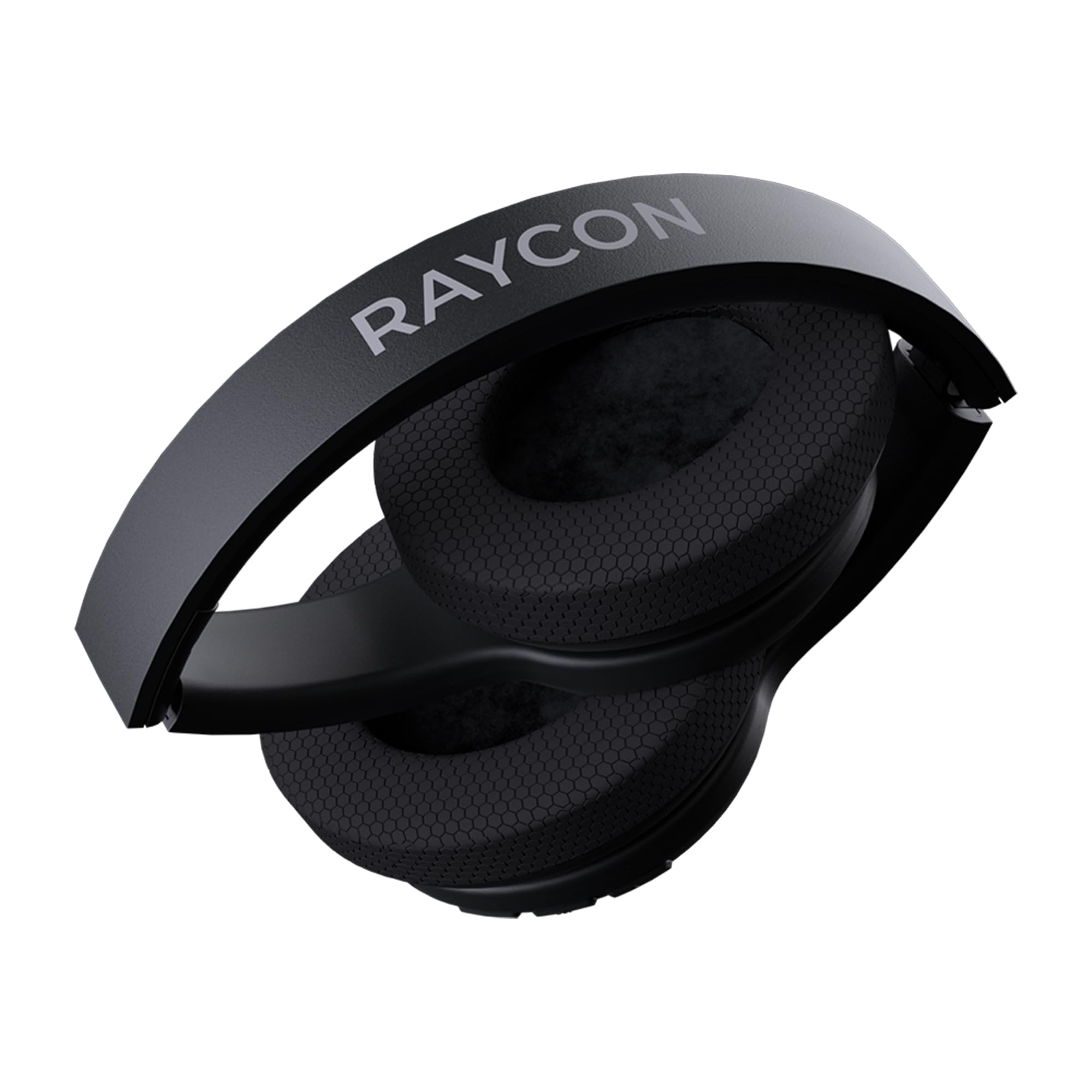 Raycon Fitness Headphones - Wireless Over-Ear Headphones with 45-Hour Battery, Active Noise Cancelling, Awareness Mode, 3 Quick-Swap Ear Cushions, IPX4 Waterproof (Black) - Perfect for Gym, Running, Workouts & Travel