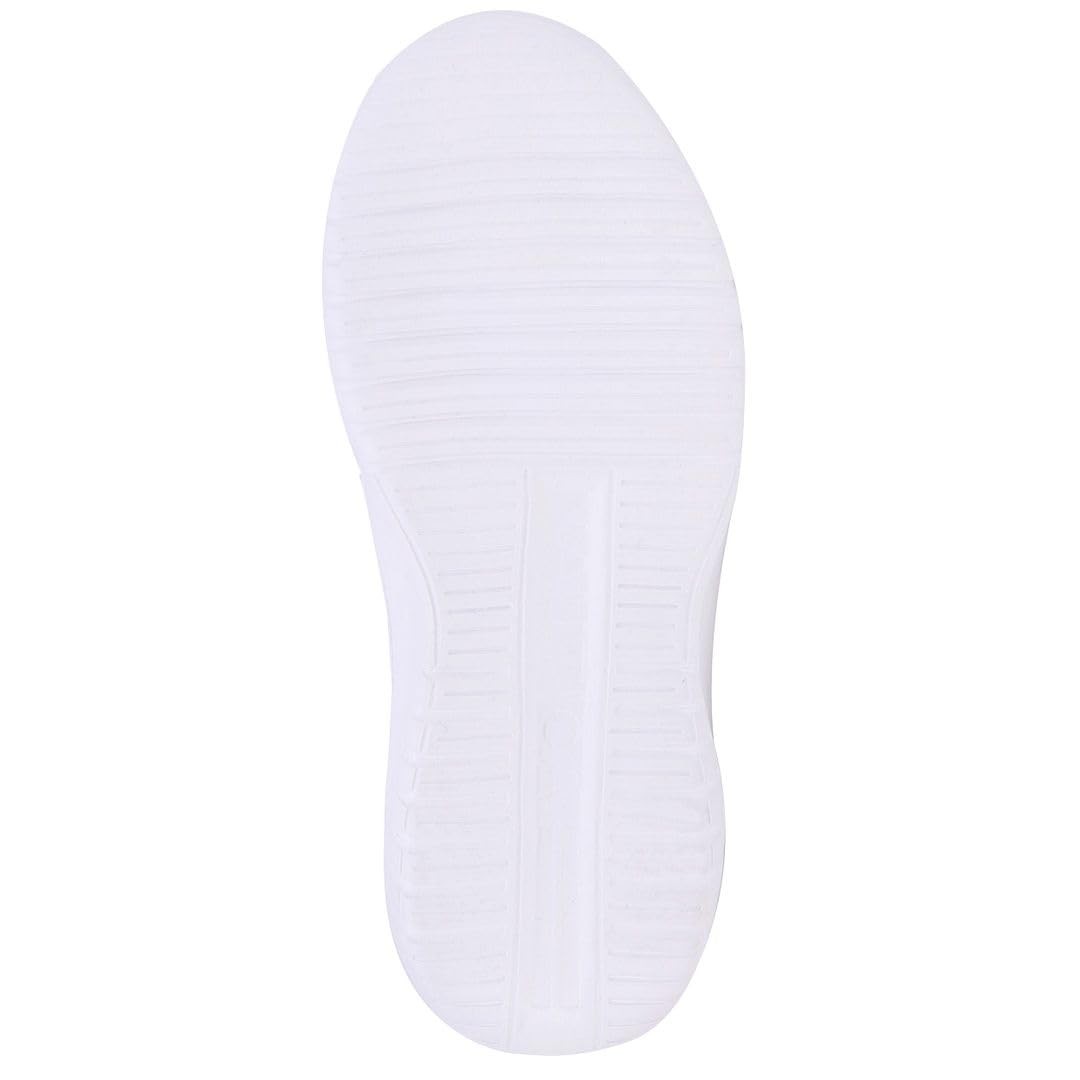 Nautica Kids Girls Metallic Fashion Sneakers - Lightweight Athletic Running Shoes for Toddler, Little & Big Kids | Lace-Up Design for School, Play & Everyday Wear