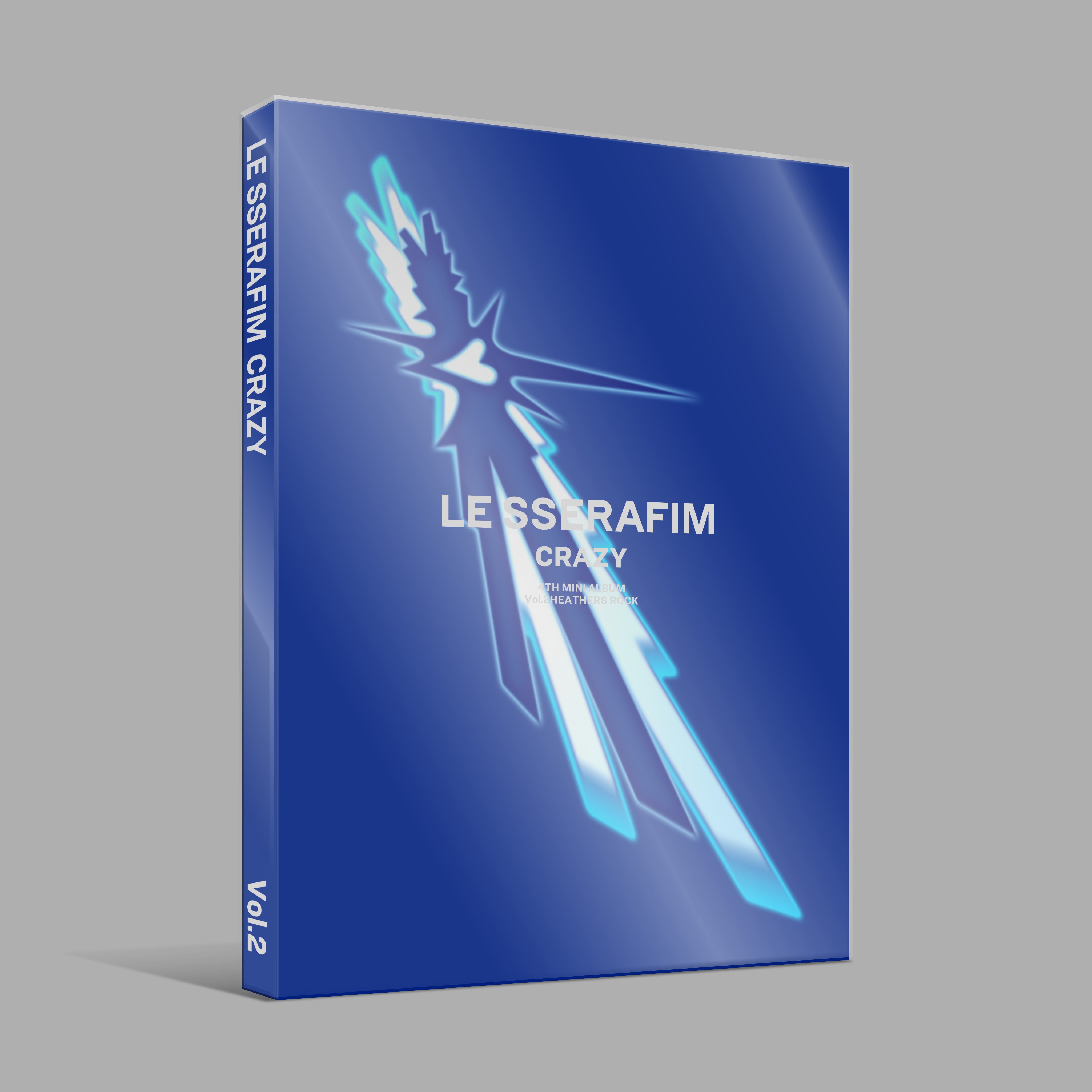 LE SSERAFIM 4th Mini Album 'CRAZY' - K-Pop Music CD + Photobook | Perfect for K-Pop Fans, Collectors & Gift Giving