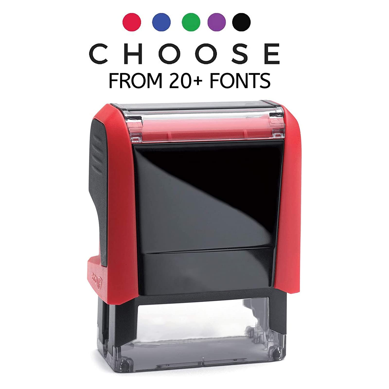Trodat Self-Inking Clothing Stamp - Customizable 15 Font Options for School Uniforms & Labels - Perfect for Kids' Clothes, Backpacks & Organization