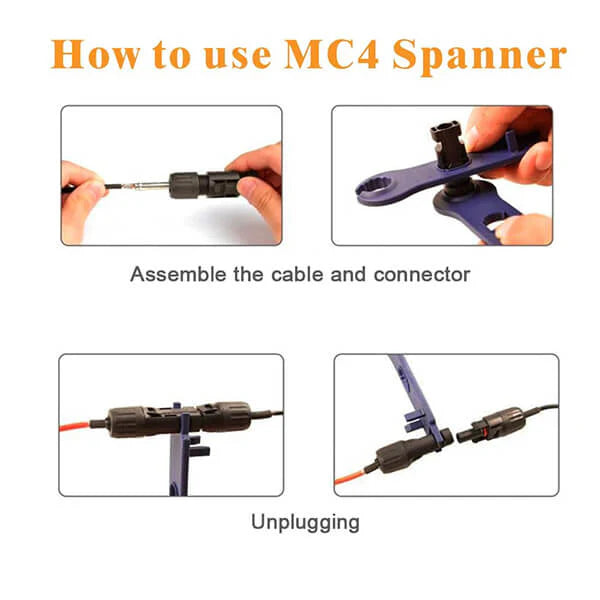BougeRV Solar Panel Crimper Tool Kit - Professional PV Cable Lug Crimping Tool for Solar Panel Installations - Perfect for DIY Solar Projects and Off-Grid Systems