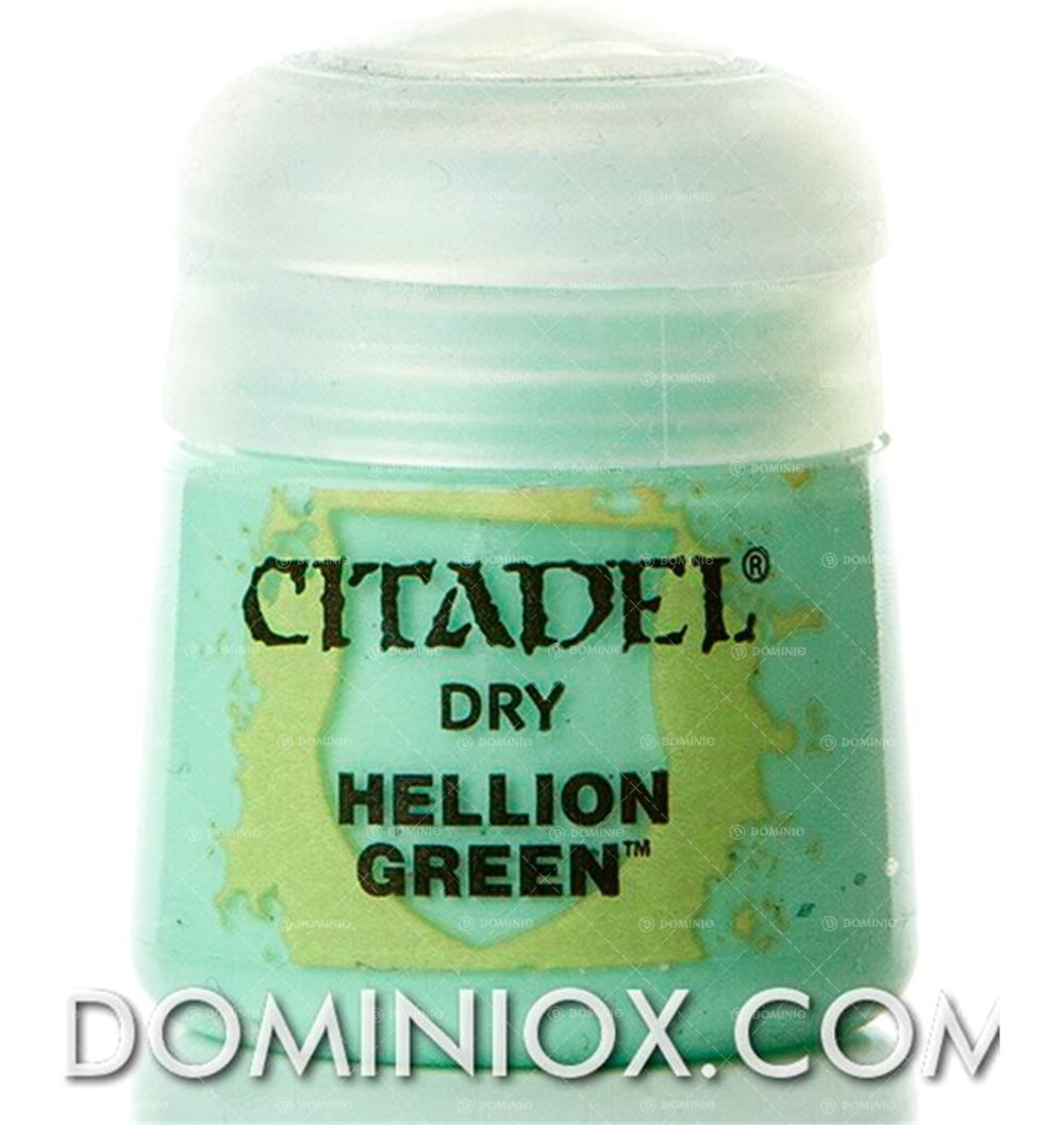 Games Workshop Citadel Drybrush - Hellion Green Paint for Miniatures & Warhammer Models | Perfect for Dry Brushing Techniques & Tabletop Gaming