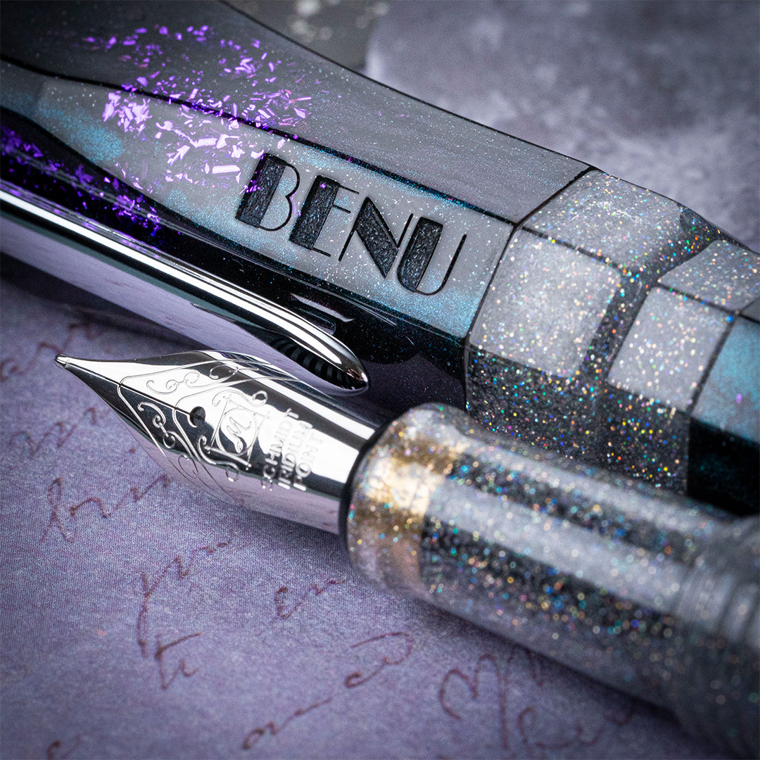 Benu AstroGem Klio Fountain Pen - Premium Writing Instrument for Professionals & Collectors - Perfect for Signing Documents, Journaling & Gift Giving