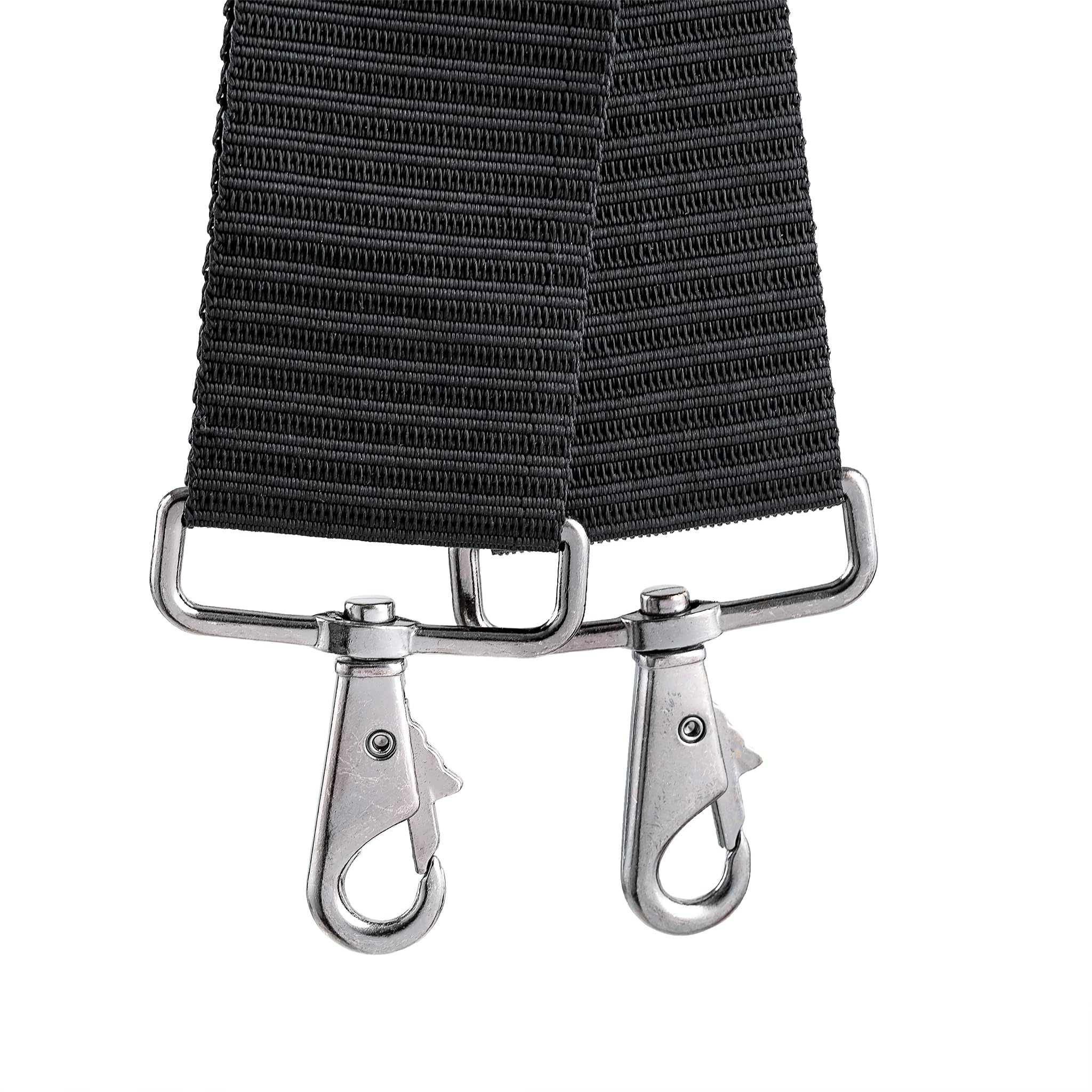Bucket Boss 57100 Professional Series Ballistic Tool Belt with Suspenders - Heavy Duty Work Belt for Construction, Carpentry & DIY Projects - Black