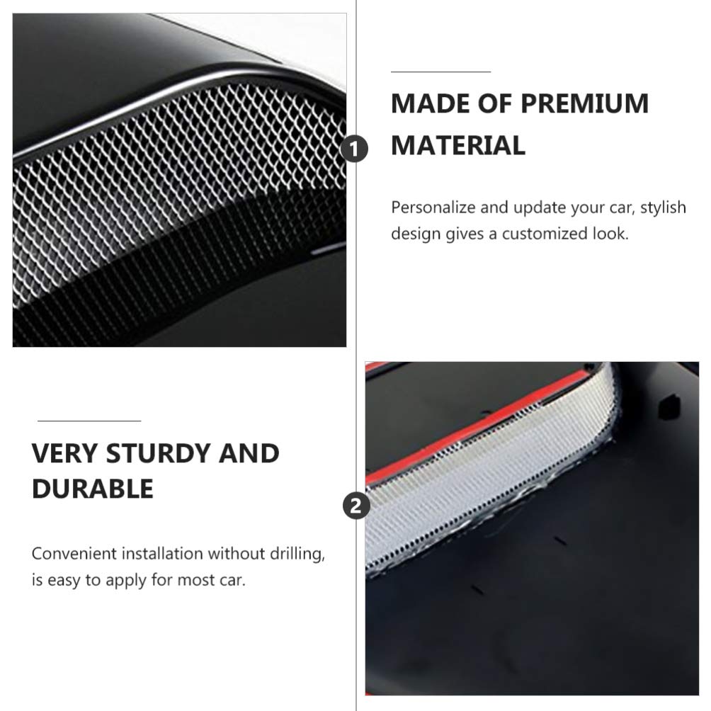 Universal Car Hood Trim Air Flow Sticker - Auto Decorative Vinyl Sticker for Improved Aerodynamics & Style - Perfect for Sedans, SUVs, and Trucks - Enhances Vehicle Appearance at Car Shows & Daily Driving