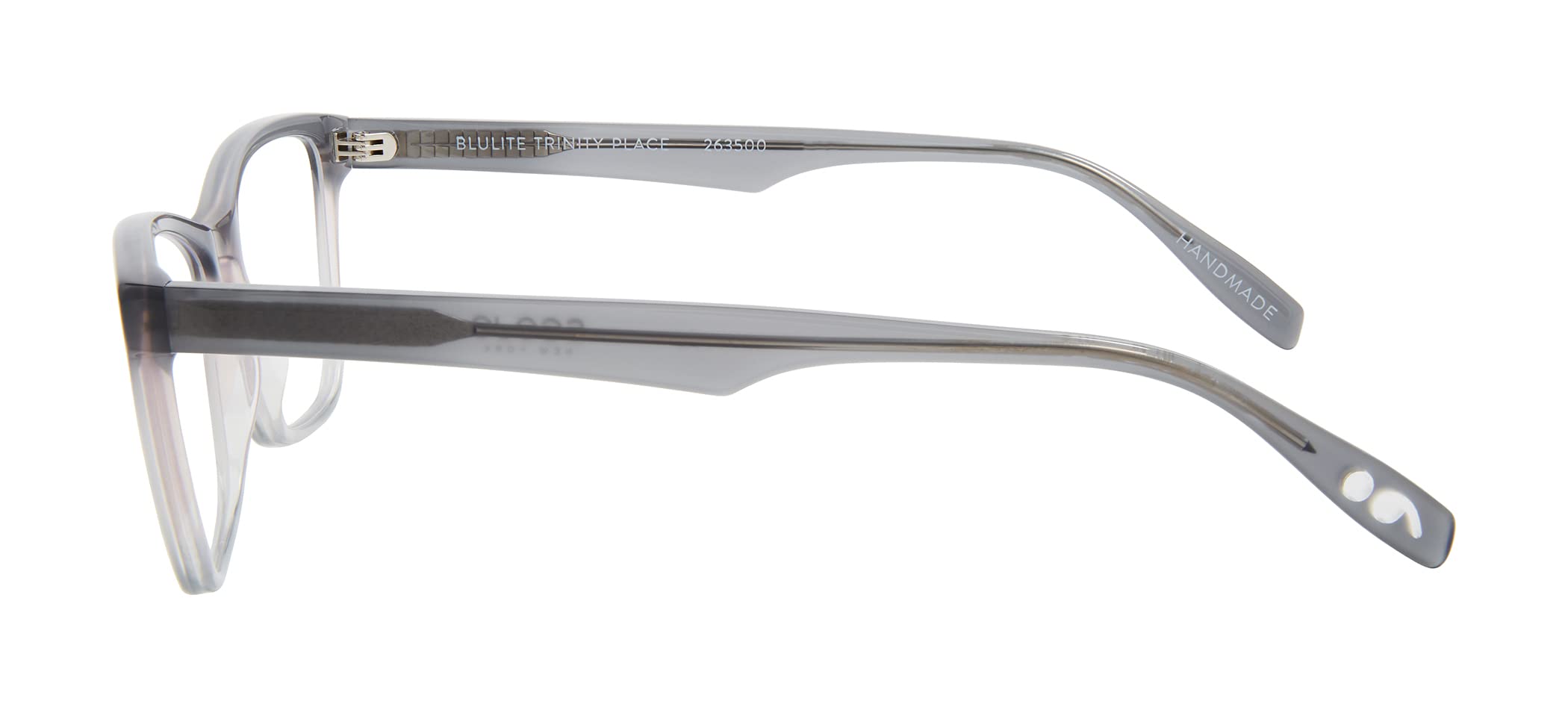 Scojo New York Trinity Place Blue Light Blocking Reading Glasses - Handmade Anti-Scratch Computer Glasses for Women & Men - Perfect for Office Work, Screen Time and Night Reading
