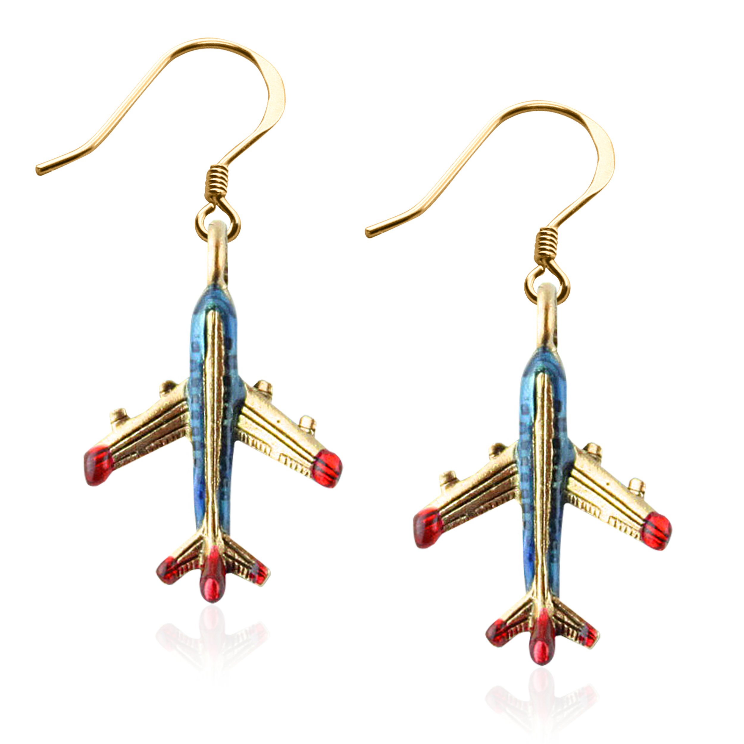 Whimsical Flight Attendant Charm Earrings - Unique Airplane Cabin Crew Jewelry Gift for Women | Perfect for Travel Lovers, Flight Attendants & Aviation Enthusiasts