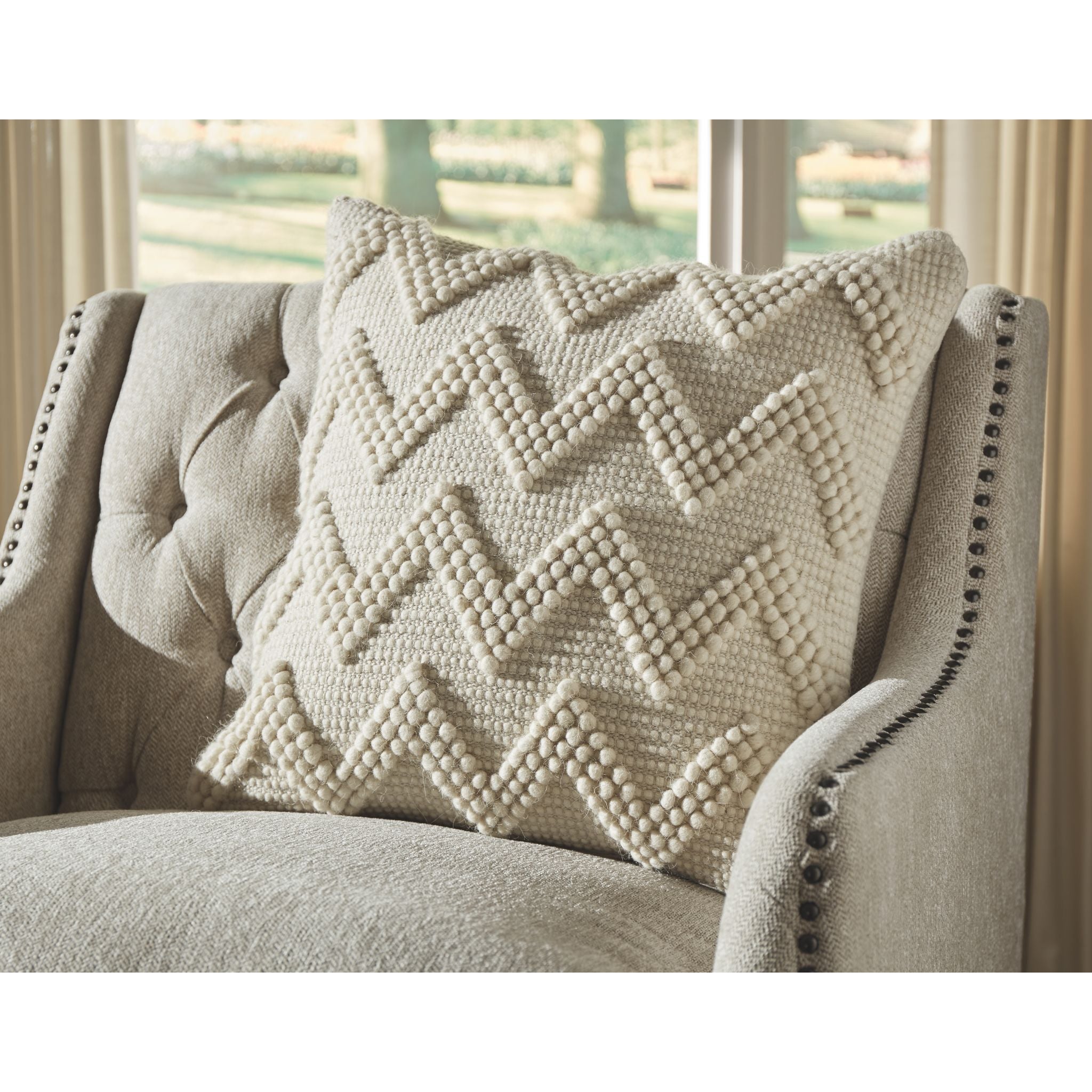 Amie Decorative Throw Pillow Cover - 20x20 Inches Soft Accent Cushion for Sofa, Bed, Chair - Perfect for Living Room, Bedroom & Home Decor