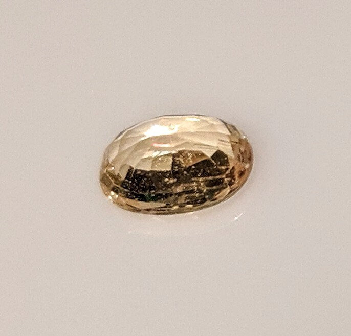 1.76ct Natural Medium Light Yellow Sapphire - 8x6mm Oval VS Loose Stone - September Birthstone for DIY Jewelry & Solitaire Rings - Perfect for Engagement Rings, Birthstone Jewelry & Gemstone Collections