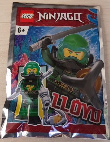 Lego Ninjago Scuba Lloyd Minifigure #8 - Foil Pack 892286 (Bagged) - Perfect for Ninjago Collections, Underwater Play Scenes & Gift Giving