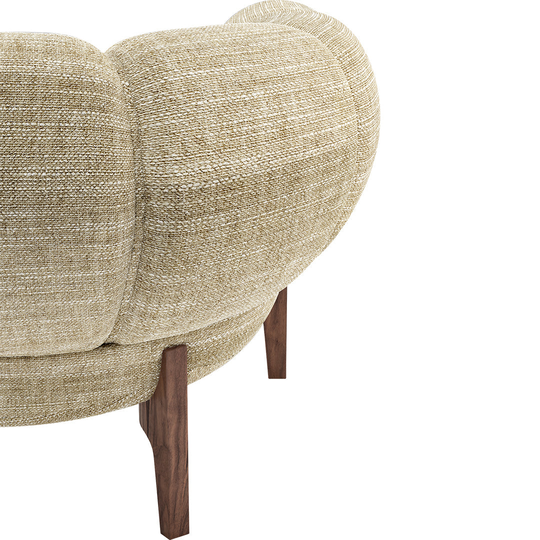 Comfortable Croissant 3-Seater Sofa - Modern Living Room Furniture for Small Spaces | Perfect for Apartments, Lounges & Cozy Home Decor