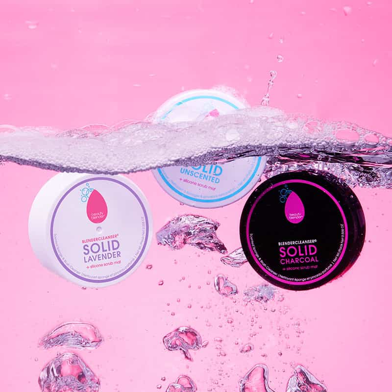 Beautyblender Solid Charcoal Makeup Sponge & Brush Cleaner - Deep Cleansing Formula for Beauty Blenders & Makeup Brushes | Perfect for Daily Cleaning & Sanitizing Makeup Tools