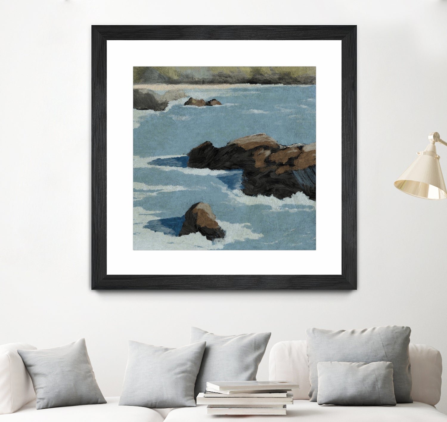 Cliff View - Stunning Landscape Wall Art for Home & Office Decor | Perfect for Living Room, Bedroom, or Workspace