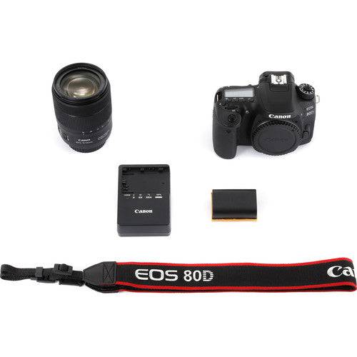 Canon EOS 80D DSLR Camera with 18-135mm Lens Kit - Professional Photography for Beginners & Enthusiasts - Perfect for Travel, Portrait & Action Shots