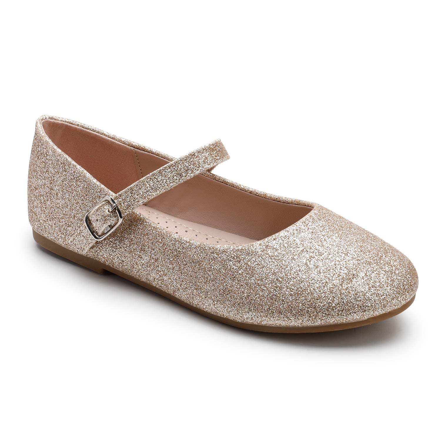 **Trary Girls Flats Mary Jane Slip-On Shoes for Toddler, Little & Big Girls - Comfortable School & Party Shoes for Everyday Wear**