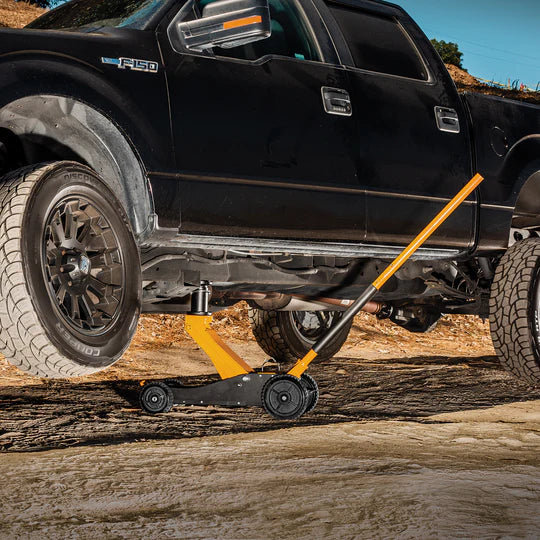 3 Ton Heavy Duty Big Wheel Off Road Hybrid Jack - Ideal for Trucks, SUVs, and Off-Road Vehicle Maintenance