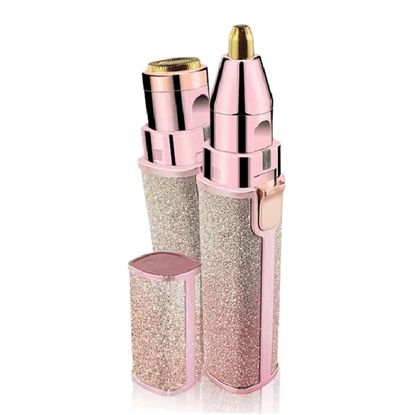 Electric Nose & Eyebrow Trimmer for Women - Rechargeable & Painless Grooming Kit for Precise Shaping (Color A/B) - Perfect for Travel, Home & Salon Use