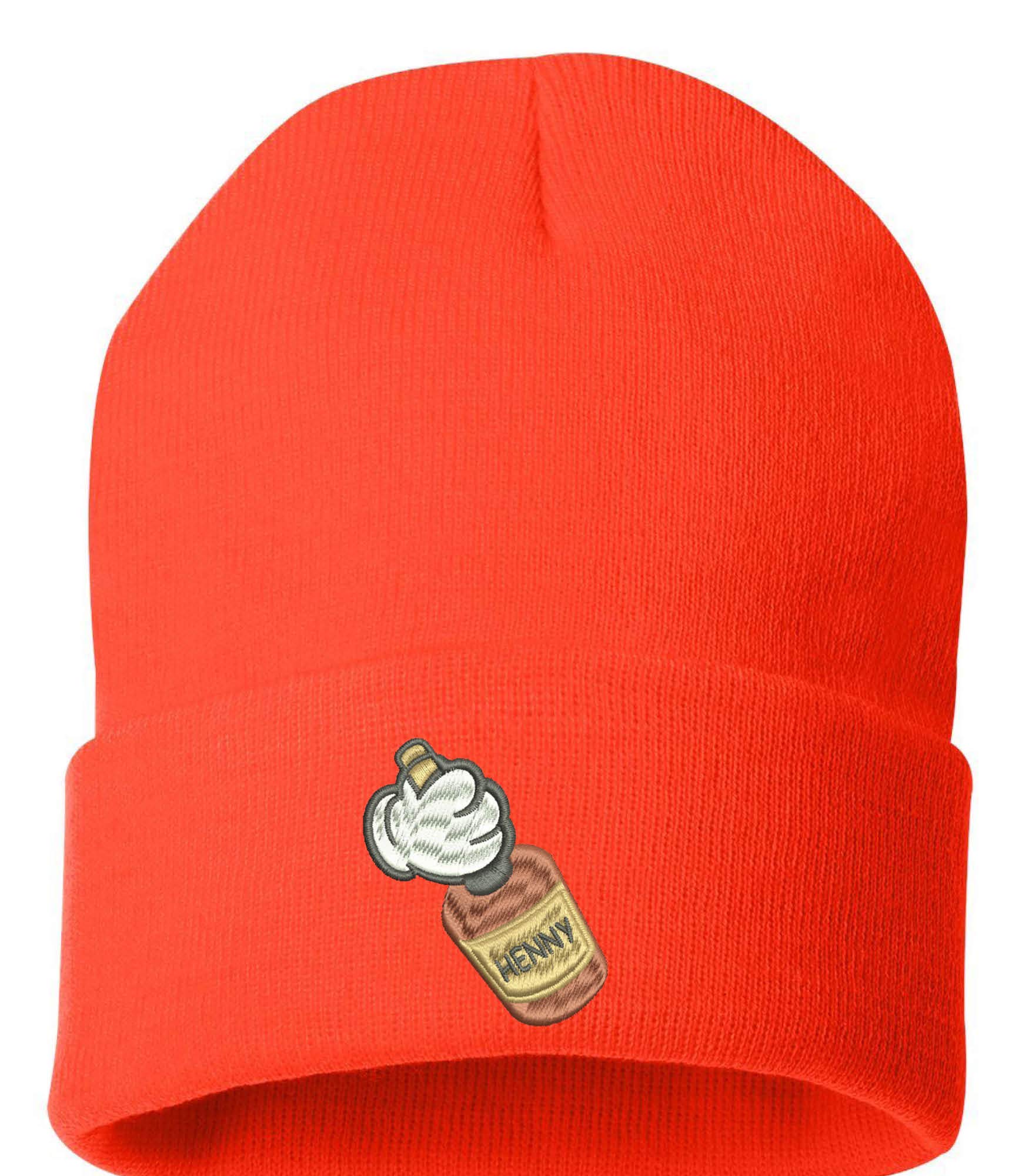 ALLNTRENDS Mickey Mouse Embroidered Beanie Hat for Adults - Warm Winter Knit Cap with Henny Design - Perfect for Disney Fans, Christmas Gifts & Cold Weather Outfits