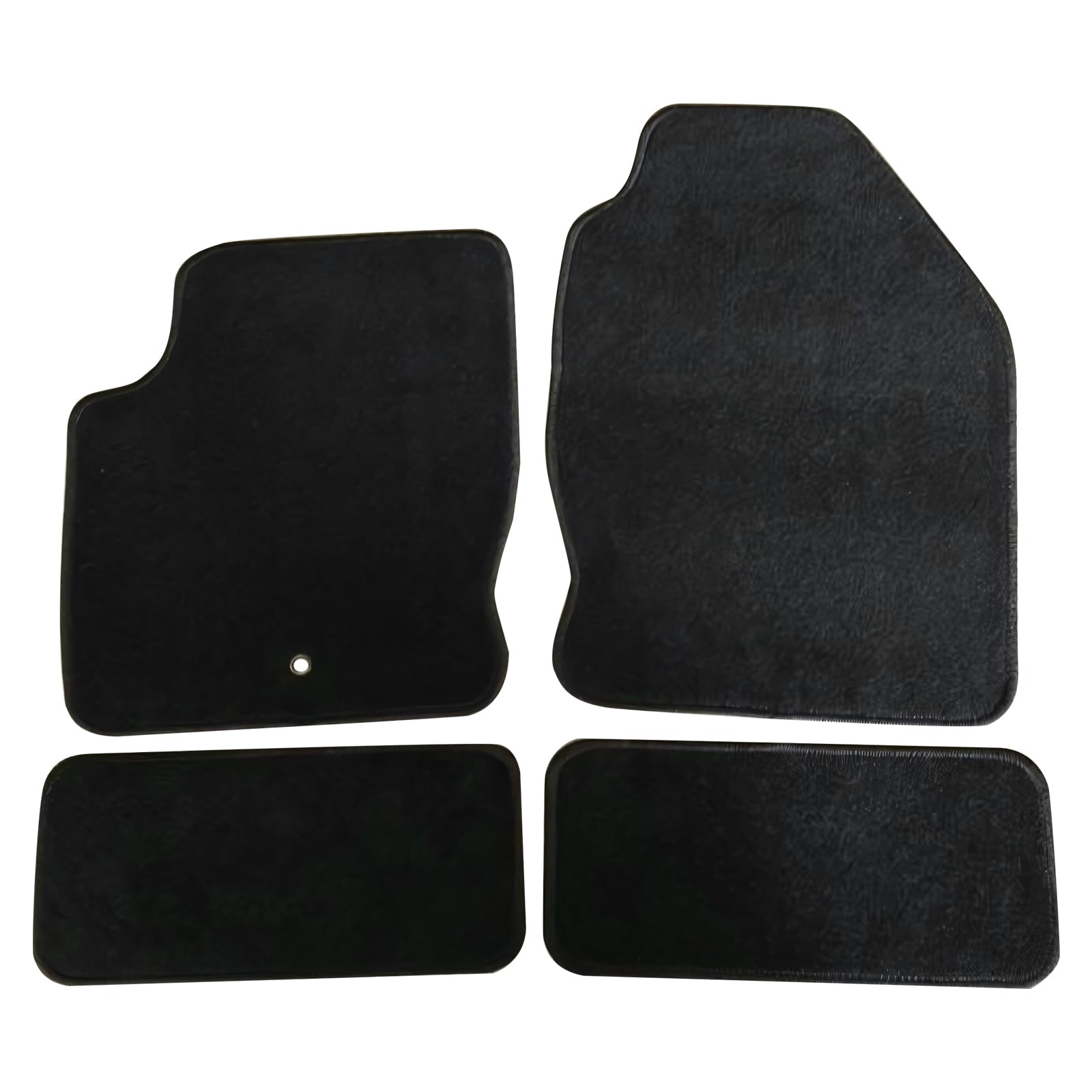 IKON MOTORSPORTS Custom Fit Floor Mats for 2000-2007 Ford Focus (3/4/5 Door) - Premium Nylon Front & Rear Car Mats - Perfect for All-Weather Protection & Interior Customization