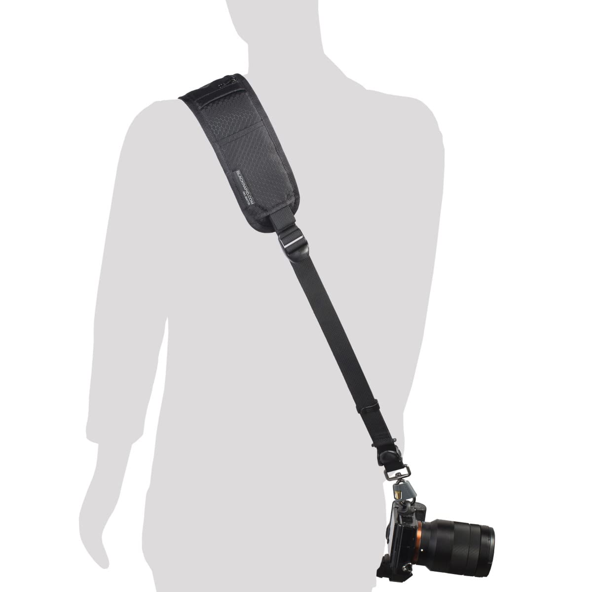 BLACKRAPID RS-4 Retro Classic Camera Sling Strap - Adjustable DSLR SLR Mirrorless Camera Neck Strap for Right & Left Handed Photographers - Perfect for Travel, Street & Wedding Photography