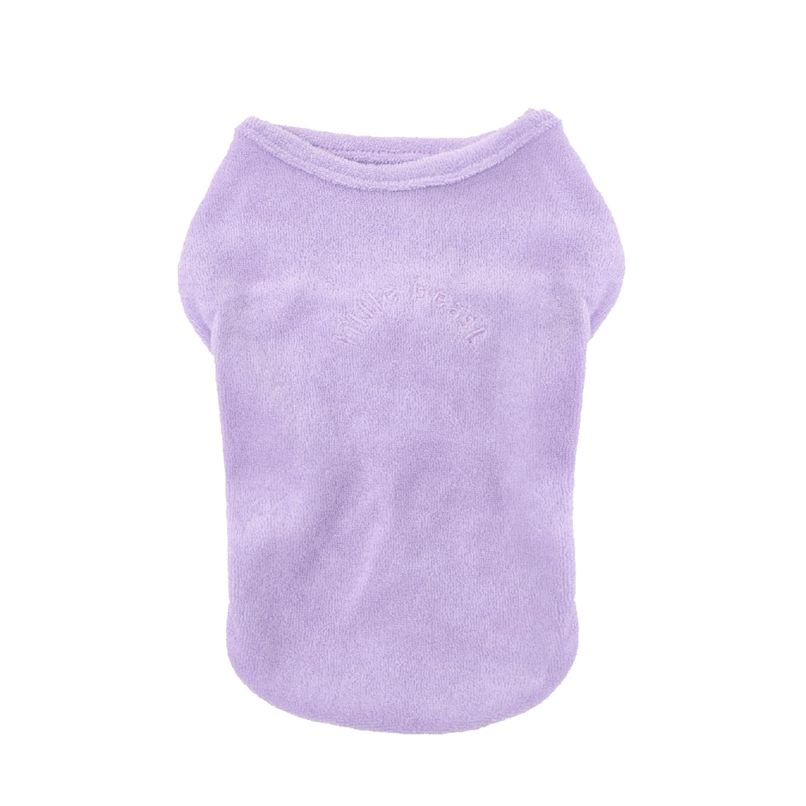 Little Beast Dog Clothes for Small/Medium/Large Dogs - Purple Shirt for Outdoor Walks
