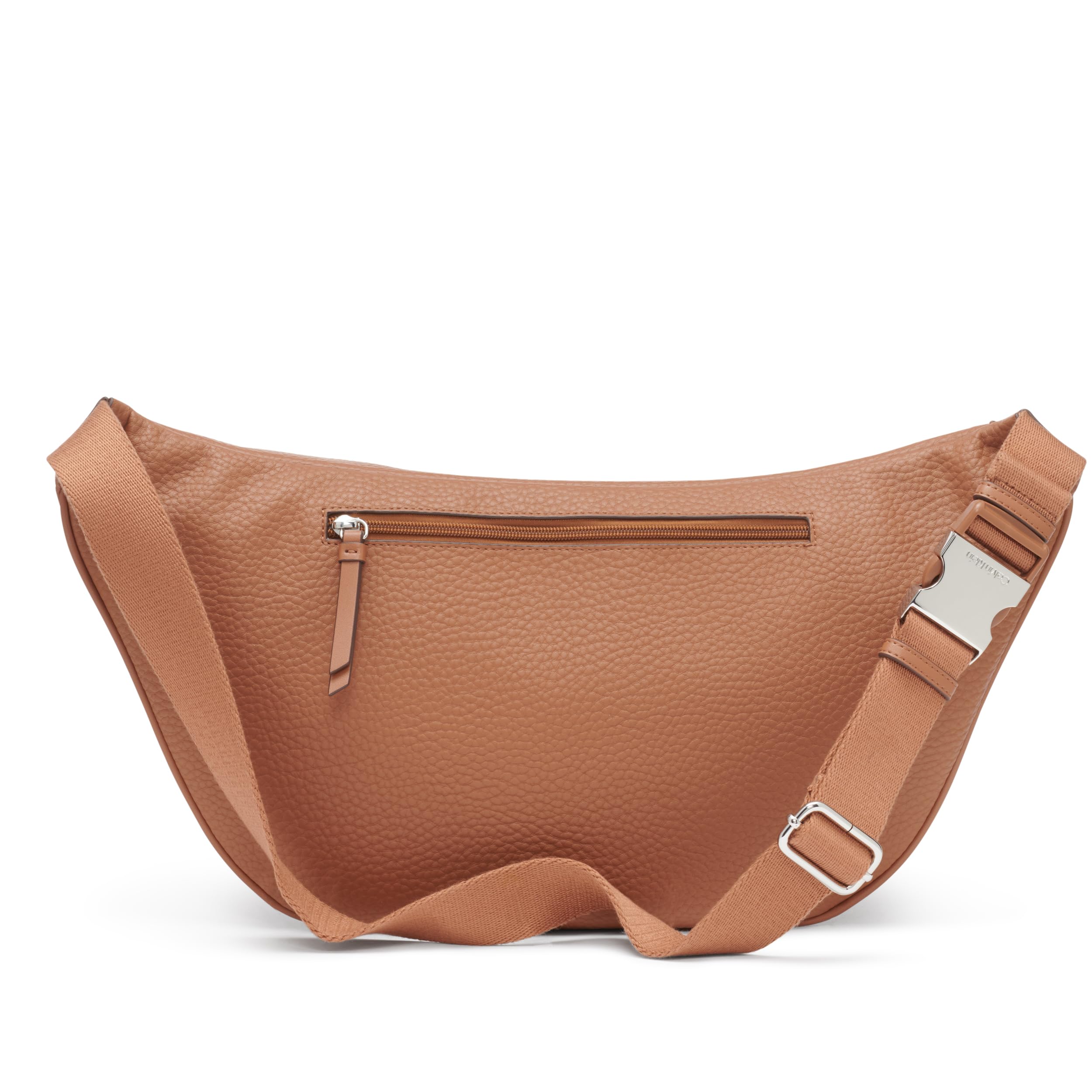 Calvin Klein Women's Moss Organizational Large Sling Belt Bag - Stylish Crossbody Purse for Travel, Shopping & Everyday Use
