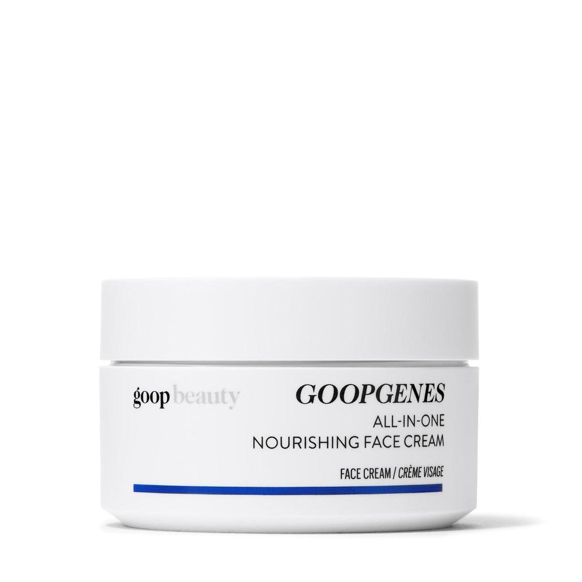 GOOPGENES All-in-One Nourishing Face Cream for Women & Men - Hydrating Anti-Aging Moisturizer with Hyaluronic Acid & Peptides - Day & Night Cream for Dry, Sensitive Skin - Perfect for Daily Skincare Routine