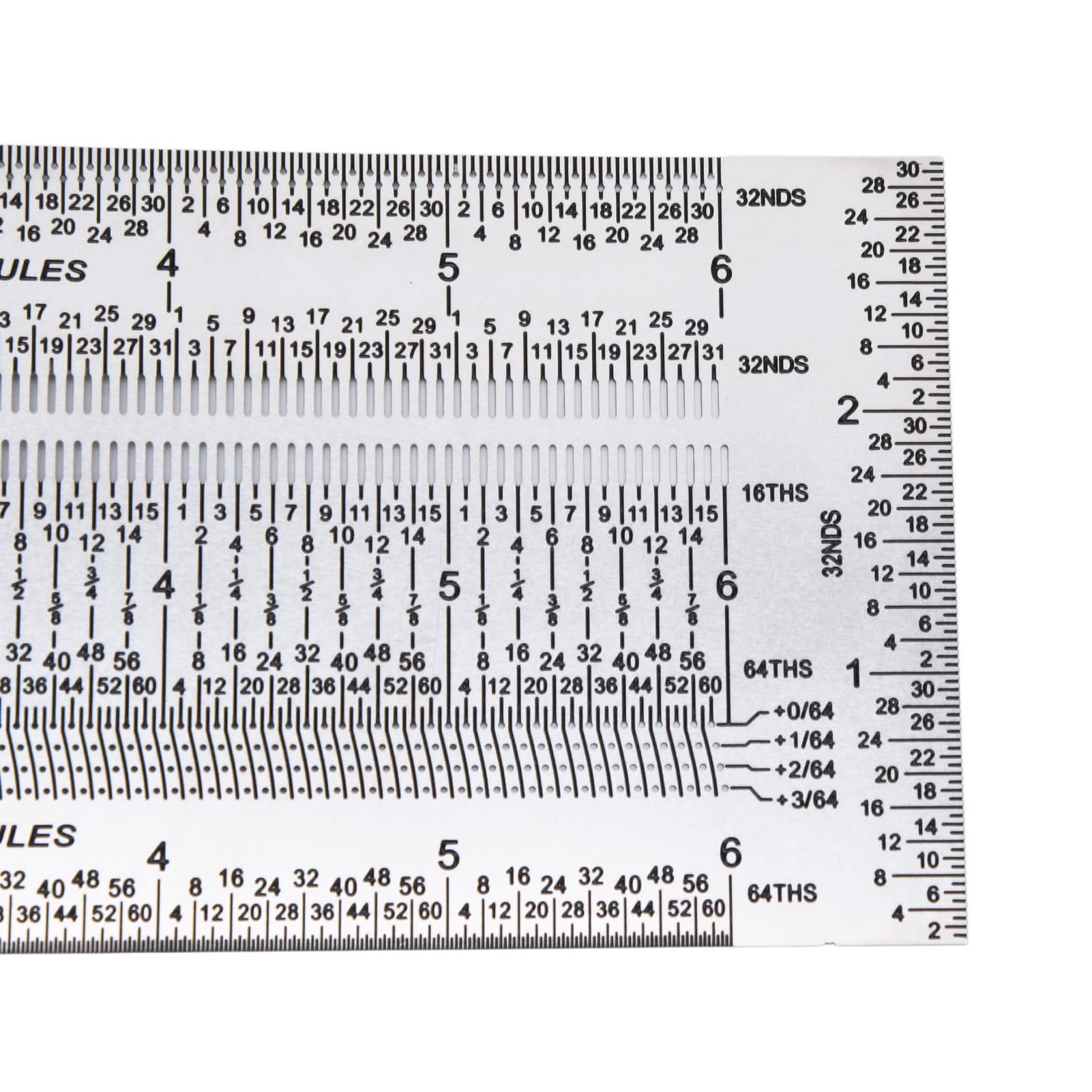 Stainless Steel T-Rule 6 Inch - Precision Woodworking Scribing Ruler, Measuring Tool & Positioning Gauge for Carpentry, Metalworking, DIY Projects | Perfect for Marking, Layouts and Accurate Measurements