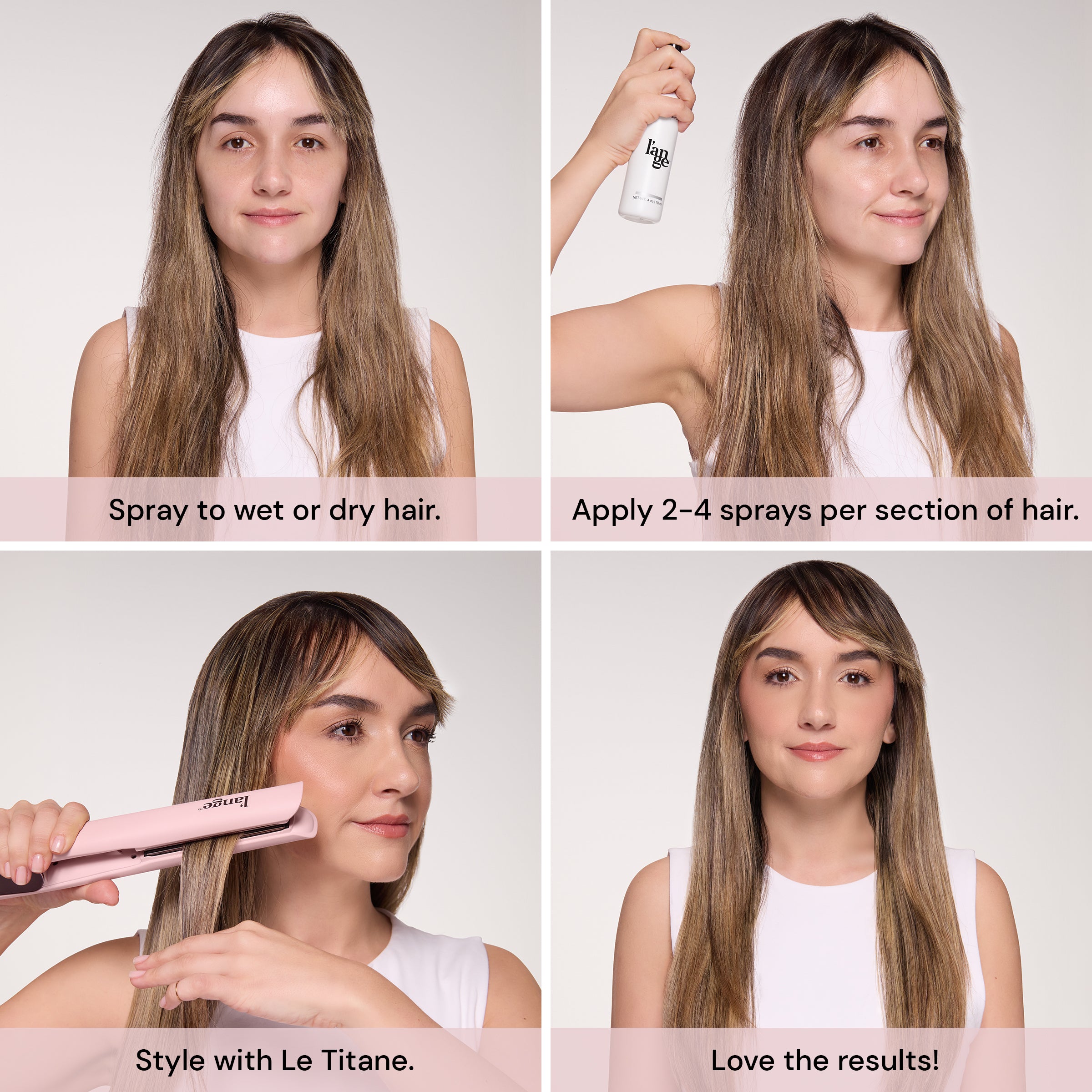 Thermal Protectant Styler for Hair - Heat Protectant Spray with Argan Oil & Keratin - Prevents Heat Damage for Straightening, Curling & Blow Drying - Salon Quality Styling Protection for Smooth, Shiny Hair