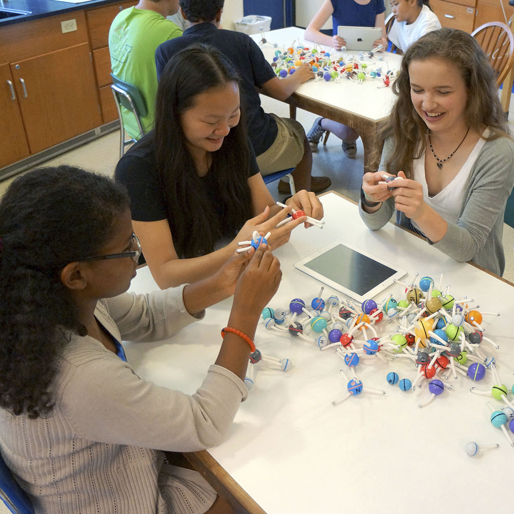 Happy Atoms Educator’s Bundle & Classroom Kit (250 Atoms) - Molecular Modeling Set for Chemistry Education, STEM Learning & Science Classroom Activities