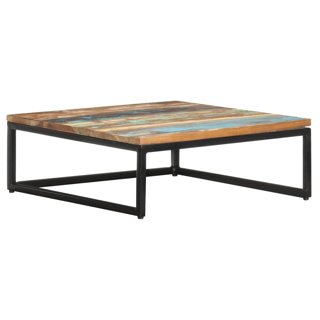 CHARMMA Nesting Coffee Tables Set of 2 - Solid Reclaimed Wood Modern Side Tables for Living Room, Bedroom & Office - Space Saving Furniture for Small Spaces