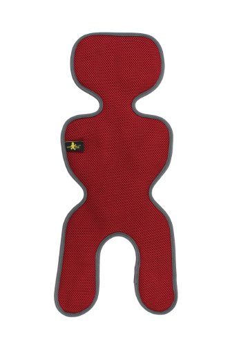 Breathable Car Seat Cover with Shoulder Pads - Premium Comfort for Long Drives, Dark Red - Perfect for Road Trips, Commuting & Baby Car Seats